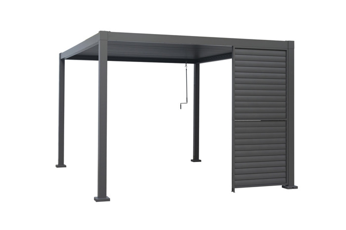 Sidepanel til pergola m/lameller - Outfit